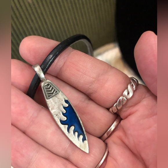 Bico Brand Vintage Surf Board sport cord necklace men’s accessories jewellery - Picture 4 of 13